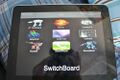 iPad running SwitchBoard