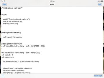 Script Viewer on iPad